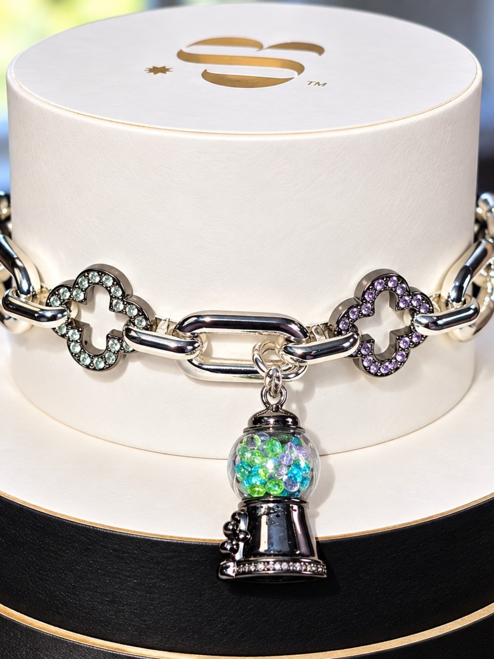 Bomb Party Spooky Bubblegum Machine Bracelet Stack ST63585 – Removable Charm - Picture 4 of 8